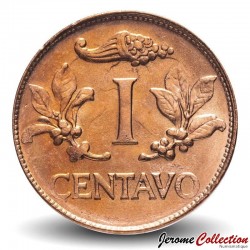 COLOMBIE - PIECE de 1 Centavo - Bonnet de la liberté jacobine - 1966 – Km205a – JeromeCollection