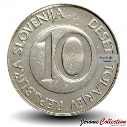 SLOVENIE - PIECE de 10 Tolarjev - Cheval cabré - 2006