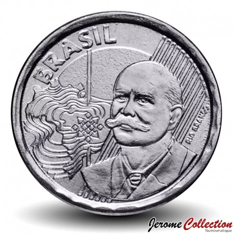 BRESIL - PIECE de 50 CENTAVOS - Rio Branco - 2015 – Km651 – JeromeCollection