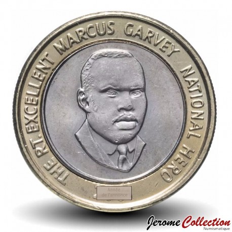 JAMAIQUE - PIECE de 20 Dollars - Marcus Garvey - Bimétal - 2000 – Km182 – JeromeCollection