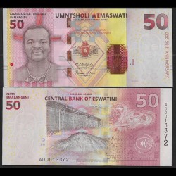 ESWATINI (Ex Swaziland) - Billet de 50 Emalangeni - 50 ans de la banque - 1.4.2024 – P46 – JeromeCollection