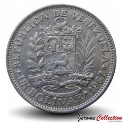 VENEZUELA - PIECE de 1 Bolivar - Simón Bolívar - 1967