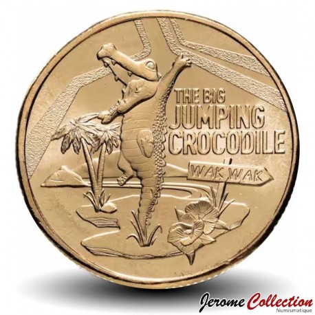 AUSTRALIE - PIECE de 1 Dollar - Série Aussie Big Things: Le grand crocodile sauteur - 2023 – Km4480 – JeromeCollection