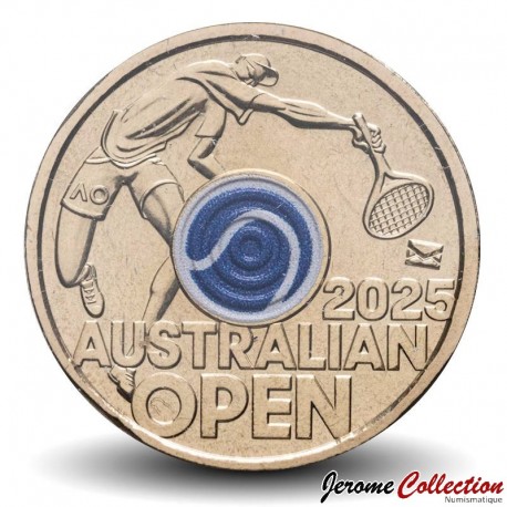 AUSTRALIE - PIECE de 2 Dollars - Open d'Australie Tennis masculin - 2025 – N451398 – JeromeCollection