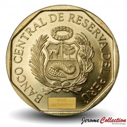 PEROU - PIECE de 10 Centimos - Motifs précolombiens - 2023