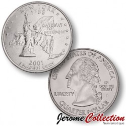 ETATS UNIS / USA - PIECE de 25 Cents (Quarter States) - New York - 2001 - P [Sous scellé us MINT] – Km318 –