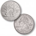 ETATS UNIS / USA - PIECE de 25 Cents (Quarter States) - Vermont - 2001 - D [Sous scellé us MINT] – Km321 –
