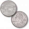 ETATS UNIS / USA - PIECE de 25 Cents (Quarter States) - Nord Dakota - 2006 - D [Sous scellé us MINT] – Km385 –