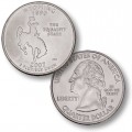 ETATS UNIS / USA - PIECE de 25 Cents (Quarter States) - Wyoming - 2007 - D [Sous scellé us MINT] – Km399 –