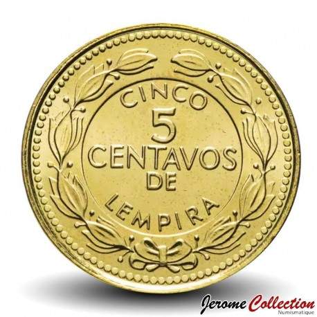 HONDURAS - Piece de 5 Centavos de Lempiras - 2012 – Km72.4 – JeromeCollection