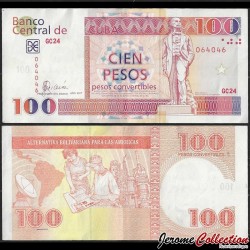 CUBA - Billet de 100 Pesos Convertibles - Statue de Carlos Manuel de Céspedes - GC24 - 2007 – Pfx52b – JeromeCollection