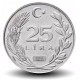 TURQUIE - PIECE de 25 LIRA - Atatürk - Epis de blé - 1986 – Km975 – JeromeCollection