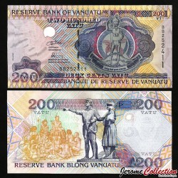 VANUATU - Billet de 200 Vatu - 15ème anniversaire de l'indépendance - 1995