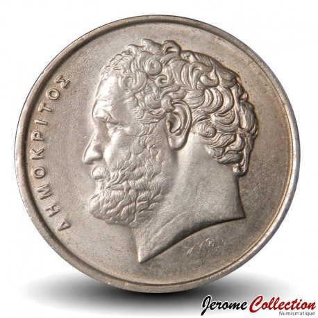 GRECE - PIECE de 10 DRACHMES - Démocrite (nouvelle orthographe) - 1984 – Km132 – JeromeCollection