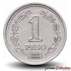 ARGENTINE - PIECE de 1 Peso - Liberté avec bonnet phrygien - 1960