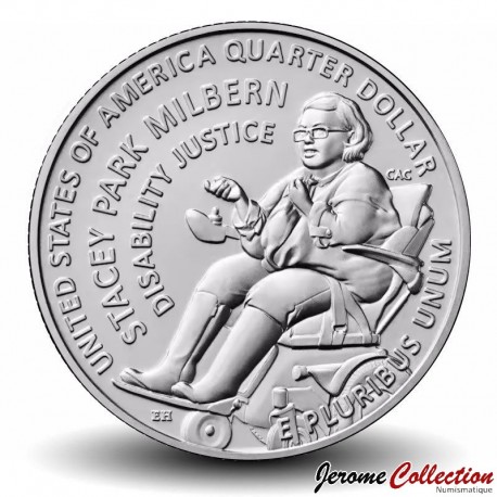 ETATS UNIS / USA - PIECE de 25 Cents - American Women Quarters - Stacey Park Milbern - D - 2025 – Km811 –