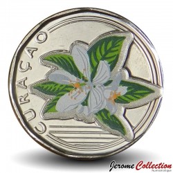 CURACAO - PIECE de 50 Cents - Fleur d'oranger - Colorée - 2025 – N462589 – JeromeCollection