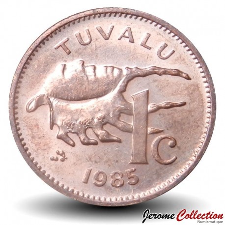 TUVALU - PIECE de 1 Cent - Bénitier géant - 1985 – Km1 – JeromeCollection