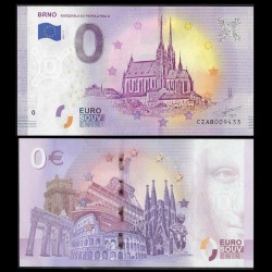BILLET TOURISTIQUE - ZERO 0 EURO - REPUBLIQUE TCHEQUE - BRNO - KATEDRÁLA SV.PETRA A PAVLA - CZAB - 2019-1
