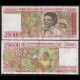 MADAGASCAR - Billet de 25000 Francs - 1998 – P82 – JeromeCollection