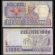 MADAGASCAR - Billet de 1000 Francs / 200 Ariary - Joueur de flûte - 1989 – P72b – JeromeCollection