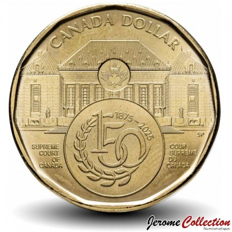 CANADA - PIECE de 1 Dollar - Cour suprême du Canada - 2025 – Km3576 – JeromeCollection