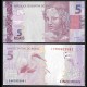 BRESIL - Billet de 5 Reais - Grande aigrette - L - 2024 – P253g – JeromeCollection