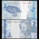 BRESIL - Billet de 2 Reais - Tortue - J - 2022 – P252f – JeromeCollection