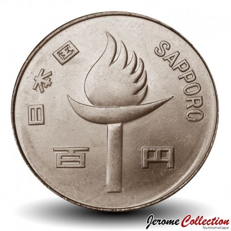 JAPON - PIECE de 100 Yen - Jeux Olympiques d'hiver - Sapporo - 1972 – Y84 – JeromeCollection