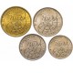 SPITZBERG - SET / LOT de 4 PIECES de 10 25 50 100 Roubles - OURS - 1993 – KmTn5 Tn6 Tn7 – JeromeCollection