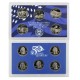 ETATS UNIS / USA - SET / LOT de 5 PIECES de 25 Cents (Quarter States) - BE - 2006 - S – Km366 367 368 369 370 –