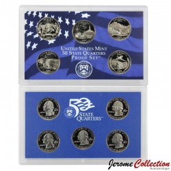 ETATS UNIS / USA - SET / LOT de 5 PIECES de 25 Cents (Quarter States) - BE - 2006 - S