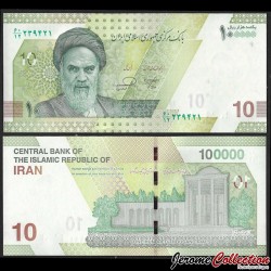 IRAN - Billet de 10 Tomans / 100000 Rials - Tombe de Saadi - 2023 – P163d – JeromeCollection
