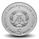 ALLEMAGNE DE L'EST / DDR / RDA - PIECE de 5 Mark - 150 ans des chemins de fer allemands - 1988 – Km120 –
