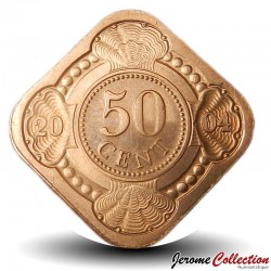 ANTILLES NEERLANDAISES - PIECE de 50 Cents - 2004