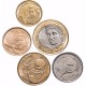 BRESIL - SET / LOT de 5 PIECES de 5 10 25 50 Centavos 1 Real - Personnages célèbres - 2021 / 2024 – Km648 649 650 651