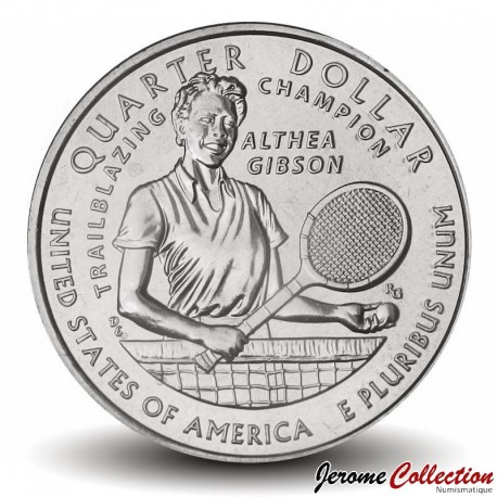 ETATS UNIS / USA - PIECE de 25 Cents - American Women Quarters - Althea Gibson - P - 2025 – Km807 – JeromeCollection