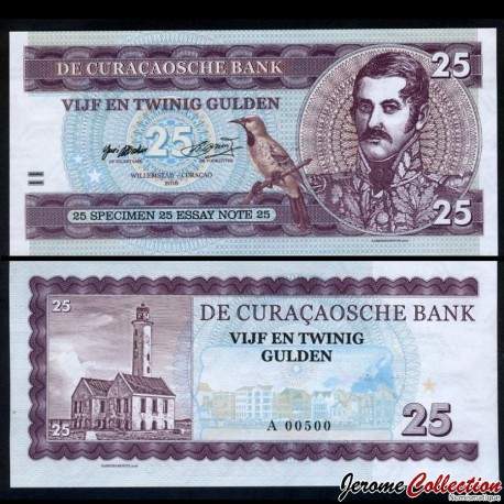 CURAÇAO - Billet de 25 Gulden - 2016
