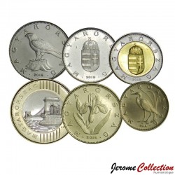HONGRIE - SET / LOT de 6 PIECES de 5 10 20 50 100 200 Forint - 2020 / 2021