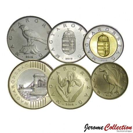 HONGRIE - SET / LOT de 6 PIECES de 5 10 20 50 100 200 Forint - 2020 / 2021 – Km847 848 849 850 851 852 –
