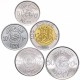 ARABIE SAOUDITE - SET / LOT de 5 PIECES de 1 5 10 25 50 Halalas - 1977 / 2014 – Km53 54 68 71 72 – JeromeCollection