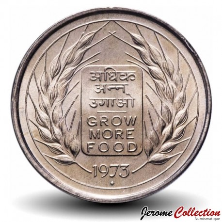 INDE - PIECE de 50 Paisa - FAO - ♦ - 1973 – Km62 – JeromeCollection