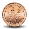 GIBRALTAR - PIECE de 2 Pence - Phare de Gibraltar - 2003 – Km774 – JeromeCollection