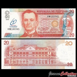 PHILIPPINES - Billet de 20 Piso - 60ème anniversaire de la Banque centrale -