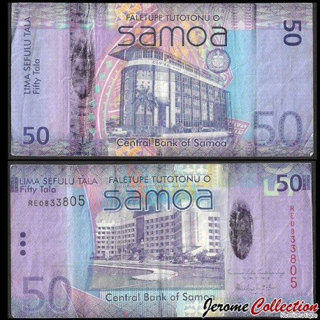 SAMOA - Billet de 50 Tala - 50e anniversaire de l'indépendance - Hybride - 2012 – P42a – JeromeCollection