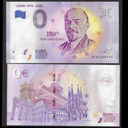 BILLET TOURISTIQUE - ZERO 0 EURO - RUSSIE - VLADIMIR ILITCH LÉNINE - QEAJ - 2019-1 – – JeromeCollection