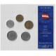 AUTRICHE - SET / LOT de 5 PIÈCES - 10 50 Groschen 1 5 10 Schilling - 1974 / 1990 – KM2878 2885 2886 2889a 2918 –