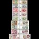 TADJIKISTAN - SET / LOT de 9 Billets de 1 5 10 20 50 100 200 500 1000 Roubles - 1994 – P1 2 3 4 5 6 7 8 9 –
