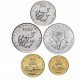 DJIBOUTI - SET / LOT de 5 PIÈCES - 5 10 20 50 100 Francs - 1991 / 1996 – Km22 23 24 25 26 – JeromeCollection