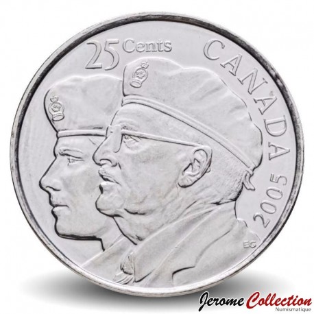 CANADA - PIECE de 25 CENTS - Année de l'ancien combattant - 2005 – Km535 – JeromeCollection